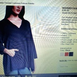 James Perse Hooded PURE CASHMERE Pullover